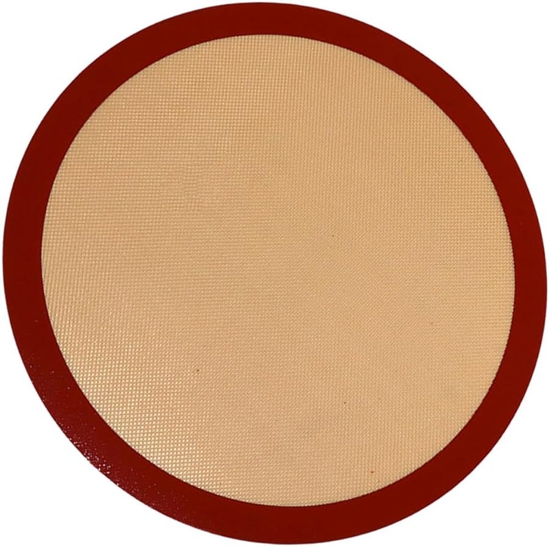 Reusable Silicone Baking Mat Non Stick Oven Liner Round 200mm Heat Resistant Pizza Pastry Sheet - Image 1